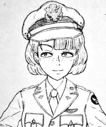 あと、西洋人なら
それっぽい髪型に
そばかす付ける(アメリカ人だと
付けたくなっちゃう)

朝鮮・中国系はこんな感じに
目自体を斜めにしたりする
(ただ、これはバランス取るのがめんどいからあまりやらない) 