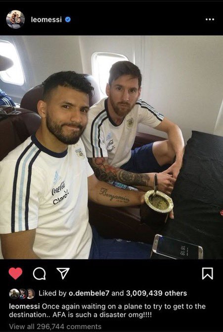 cuando messi no tenia cm era impresionante lo que escribía