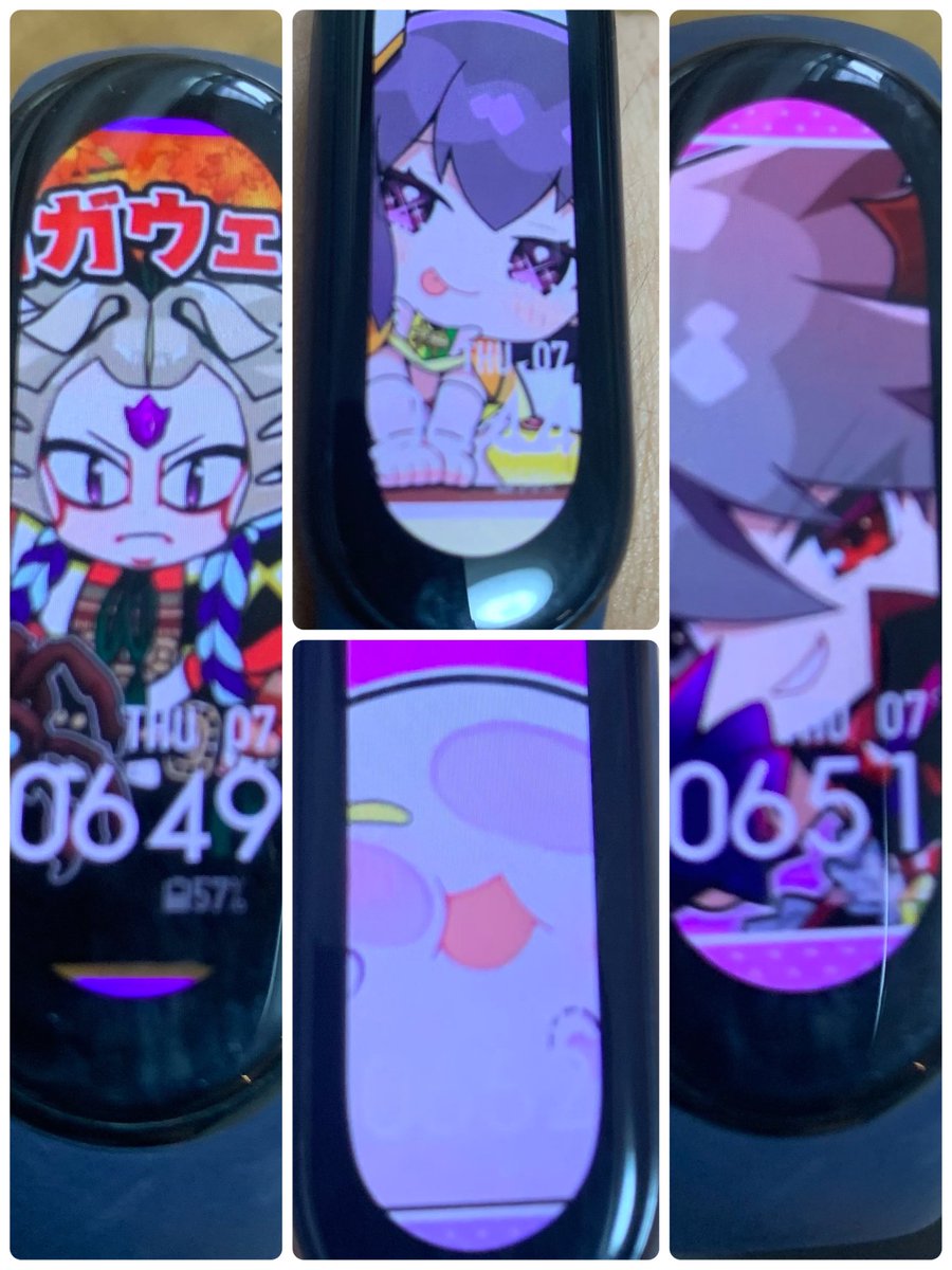 スマートウォッチで日替わり #資産性ミリオンアーサー 
細長い画面でもけっこういい感じ。
今日は坂田ガウェイン時に決めた！
もったえないお化け近すぎw