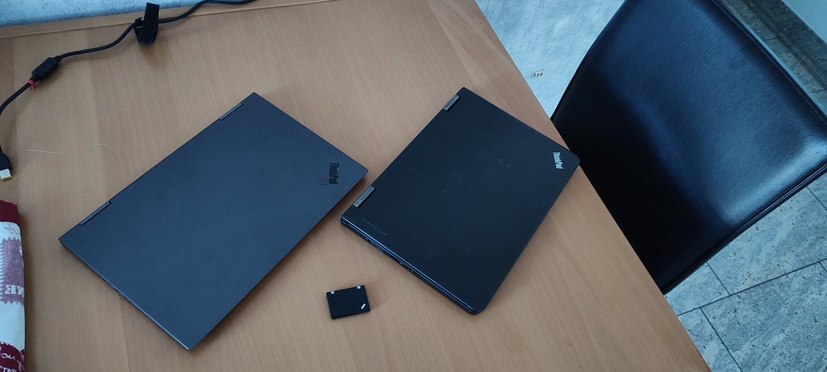 Tom_ZR_Race's tweet photo. First #ThinkPadThursday for September is a focus on the amazing #ThinkPadYoga - to the left a Gen 5 X1 Yoga and to the left a Yoga S1 - First of it's kind. It was a major addon 2013 and brought so much to the lineup. Did you use a Yoga and like it?
#ThinkOn #LenovoIN
@lenovo https://t.co/LSjaxFKpH8