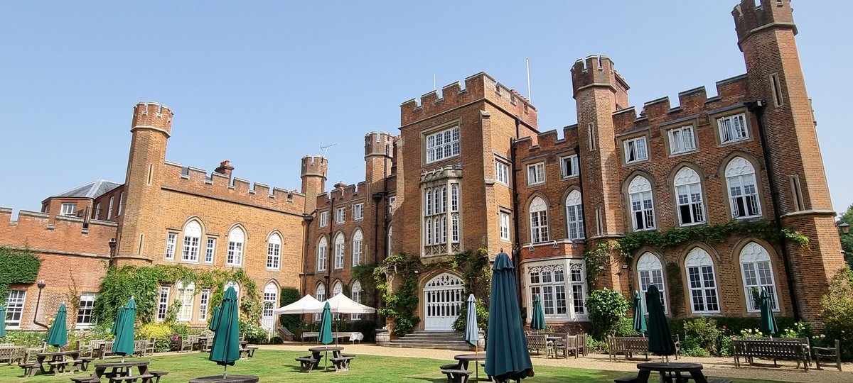 An excellent @ClassicsRHUL Away Day in beautiful surroundings- just down the road in Windsor Great Park @CumberlandLodge A long, (hot) but exciting day with stimulating discussions, planning and strategizing for 2023-24 and beyond. And  the food was delicious!