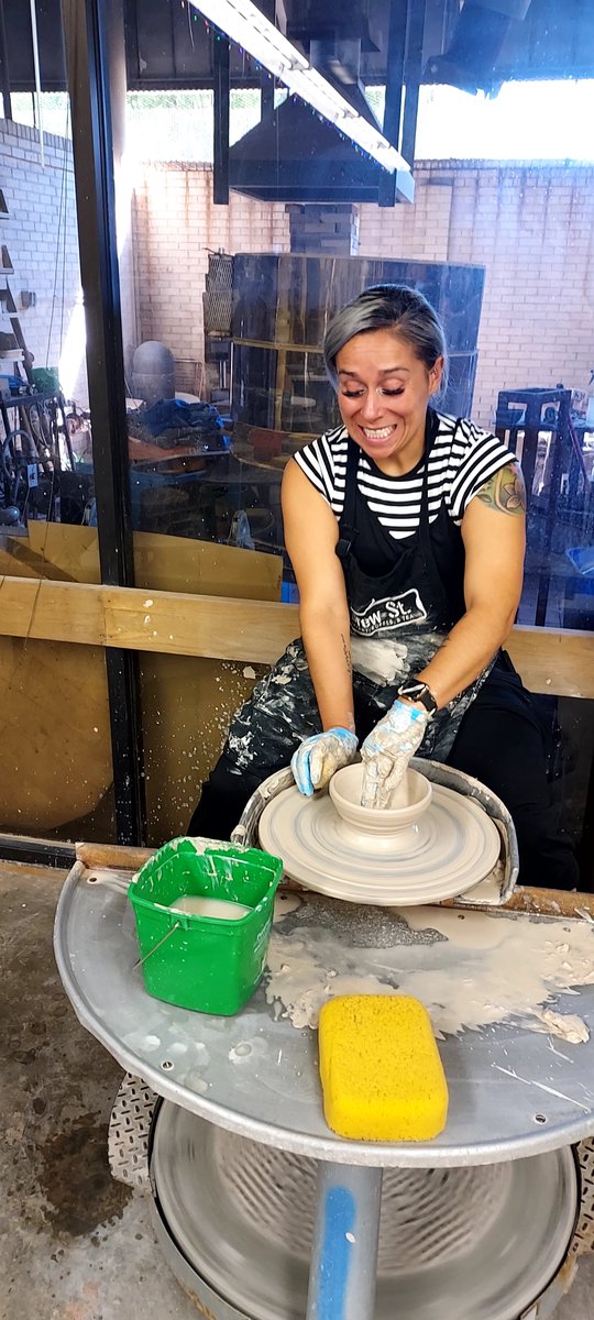 jlyon_id's tweet photo. More @OdessaCollege faculty and staff... creativity with a purpose! Making Bowls for #EmptyBowls2023, supporting @WTXFB. #OCCreates #OCAllIn #OCWranglerStampede https://t.co/S2SIX8KhEM