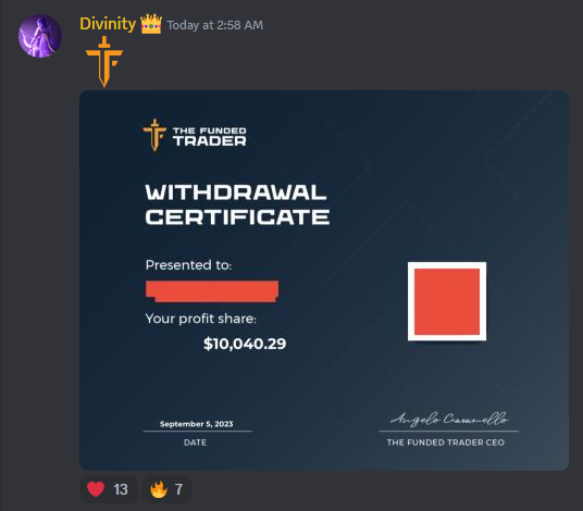 thefundedtrader's tweet photo. Onwards and upwards, toward the Grand Hall of the King's program! #DailyWithdrawals #Unstoppable https://t.co/pBkcY1nQTT