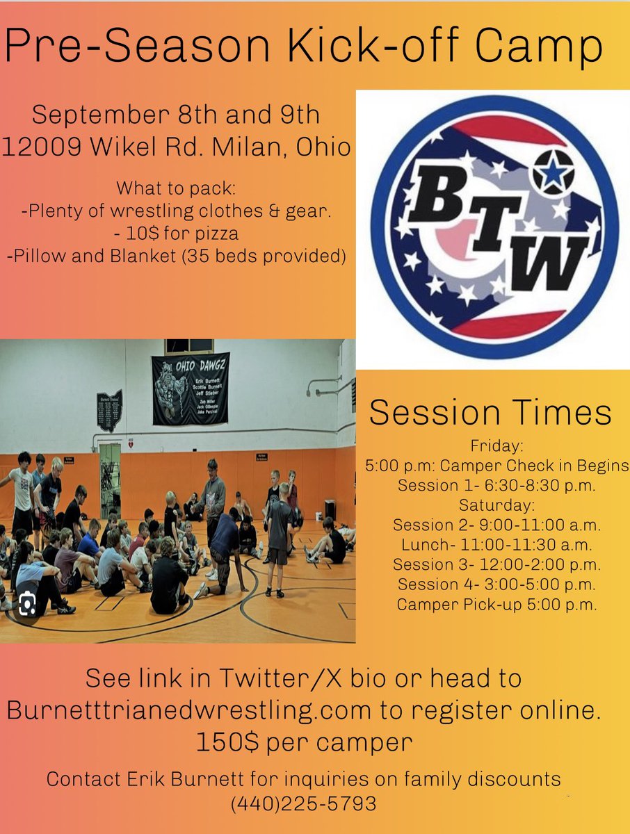 The season is right around the corner! Come out and get better this upcoming weekend at our pre-season kick-off camp

⬇️⬇️

Hit the link in our bio to register online!