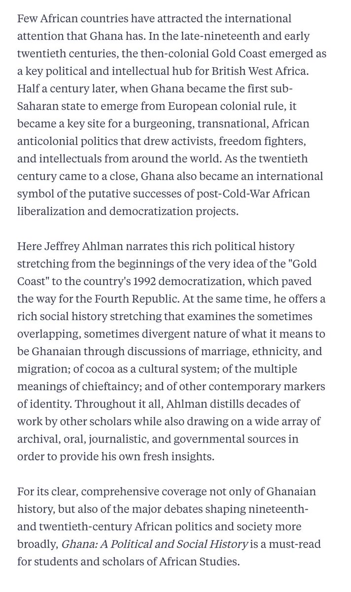 Jeffrey Ahlman - Ghana

A Political and Social History

À paraître en novembre chez Bloomsbury