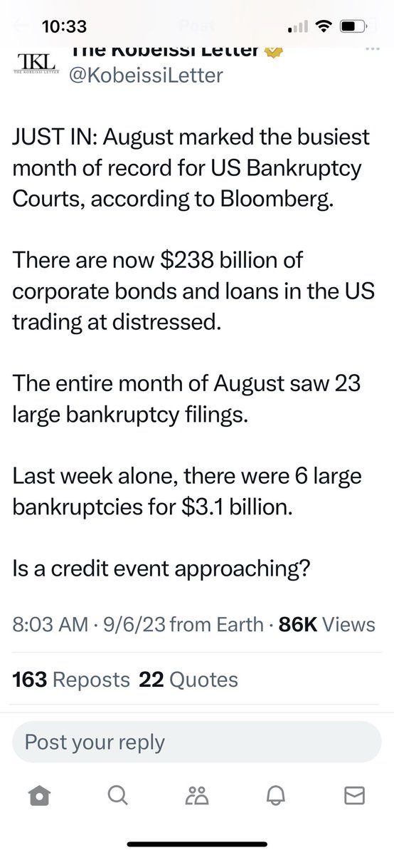 junogsp7's tweet photo. More evidence of Biden
Kaboom 💥 economy .
Aug set record for bankruptcy filings !
#BuildBackBroker https://t.co/OY5uVsa9xx
