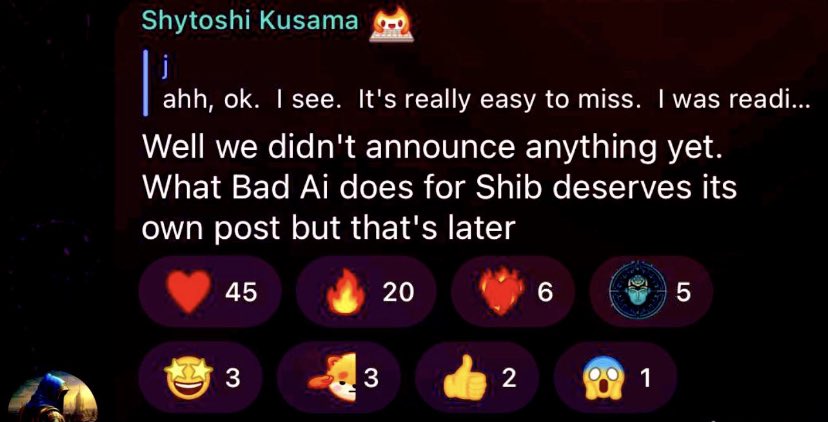 txazgirl's tweet photo. @zachhumphries @ShytoshiKusama @ShytoshiKusama Also said the following about #BADIDEAAI 🤯🤯

#BADIDEA
#BAD https://t.co/GRHzJswtga