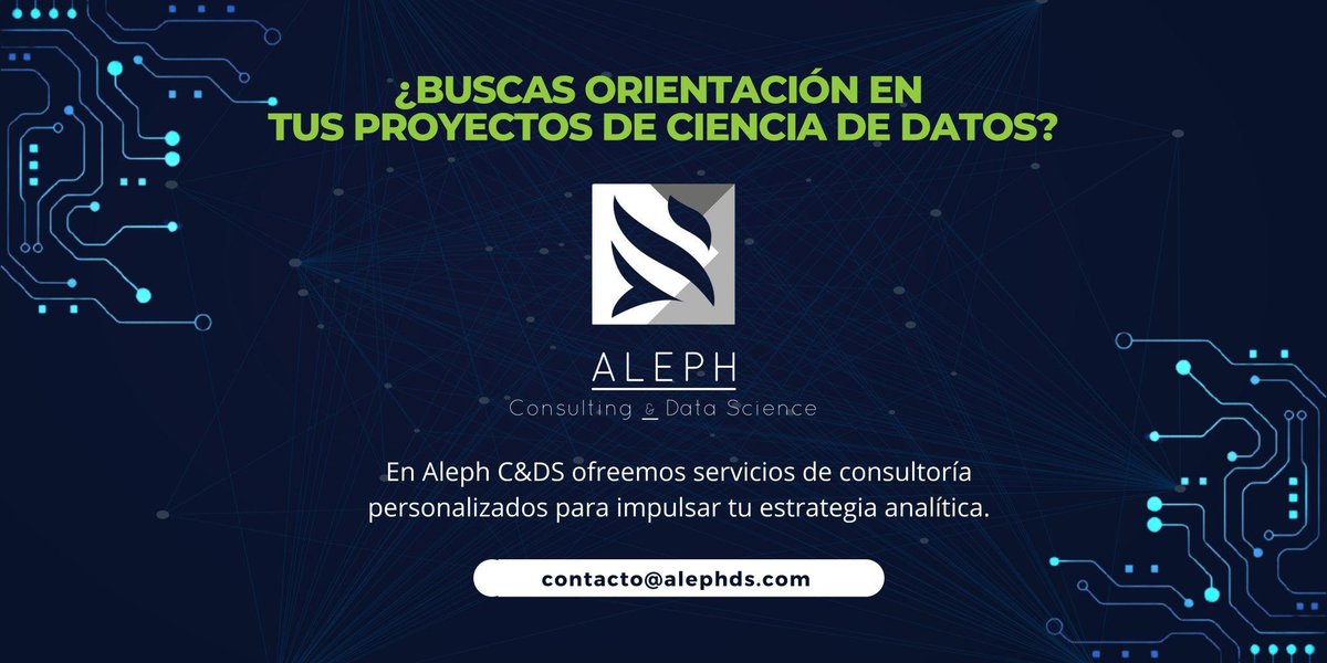 En Aleph C&amp;DS, estamos aquí para ayudarte a poner en práctica estos consejos y llevar tus proyectos de desarrollo de algoritmos a nuevos horizontes. Juntos, podemos seguir impulsando la ciencia de datos y la programación eficiente #CienciaDeDatos #DesarrolloDeAlgoritmos
