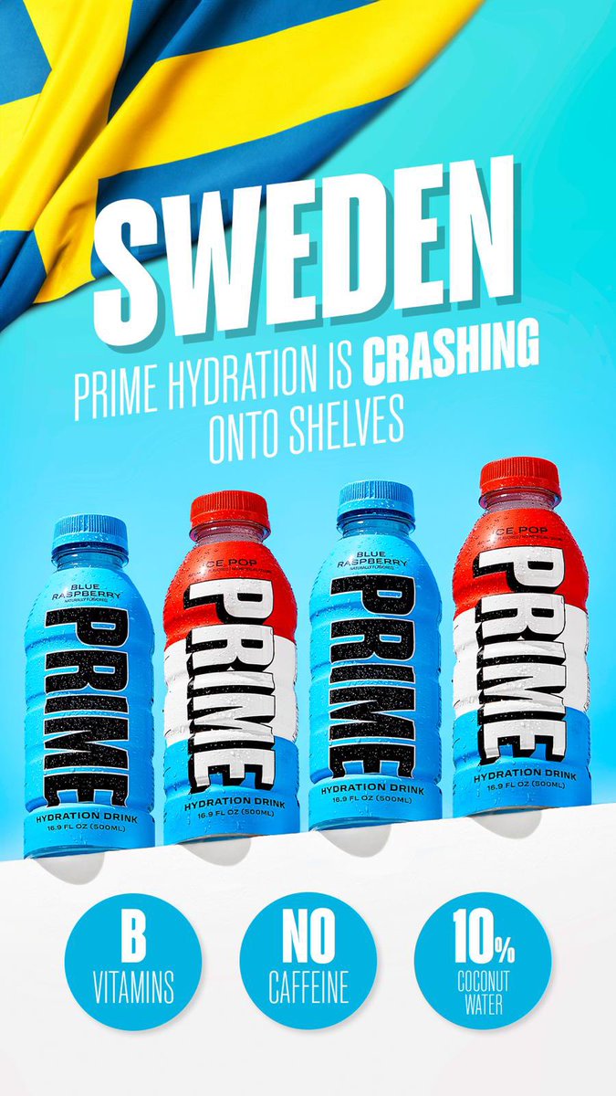 PrimeHydrate's tweet photo. We are here, Sweden! 🇸🇪 https://t.co/6nDPaJ43oA