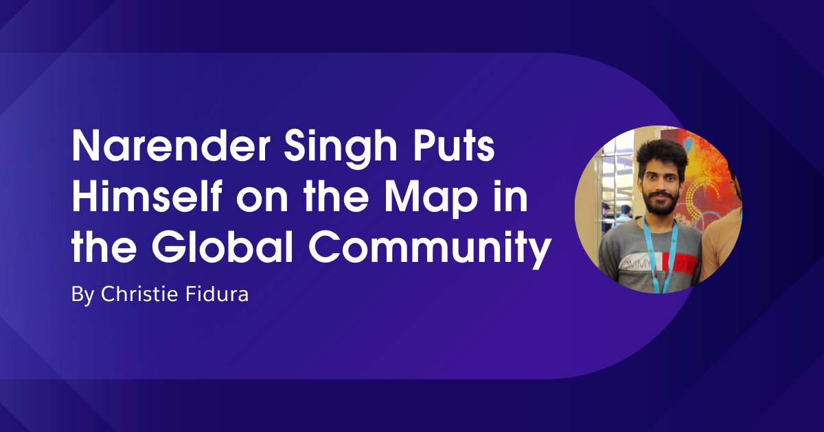 A roller coaster ride that exceeds your wildest dreams? 🎢 That's how Narender Singh describes his journey as a #SalesforceDev and #Trailblazer. See his story in our latest Dev Spotlight! ➡️ sforce.co/3PaynmF