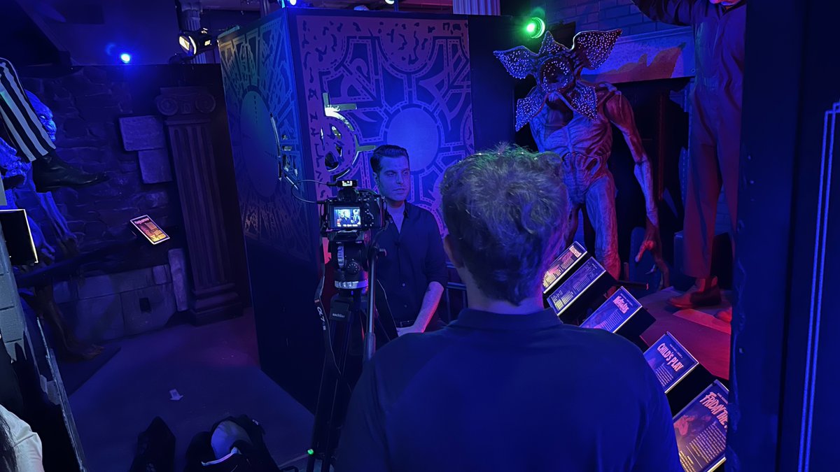CKCommGroup's tweet image. Spencer Charnas was at @CountOrloks with @NBC10Boston's @mattfortintv putting together a story about this weekend’s @SilverScreamCon.