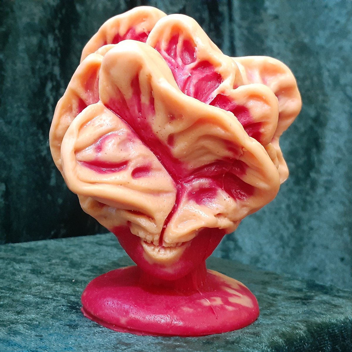 super happy with how these colors turned out!
original design was sculpted of clay, molded, &amp; every candle hand-poured!
clownysworkshop.etsy.com
#clownysworkshop #candles #clicker #halloween #tlou #halloweendecor #spookycandles #candleshop #shopsmall