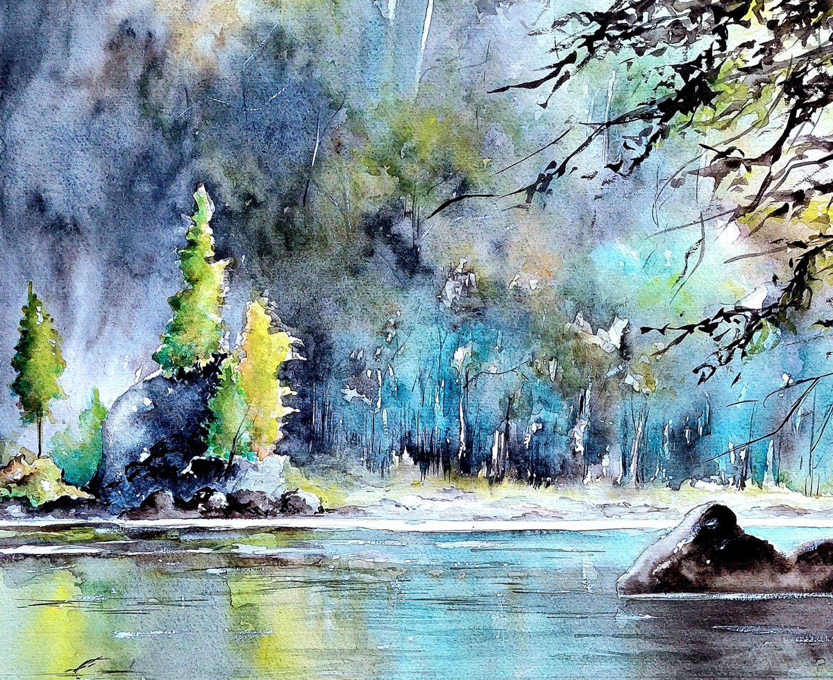 kocsi_erika's tweet photo. Riverside.
#art #watercolor #nature #colorful #painting https://t.co/LLKSwXWrlQ