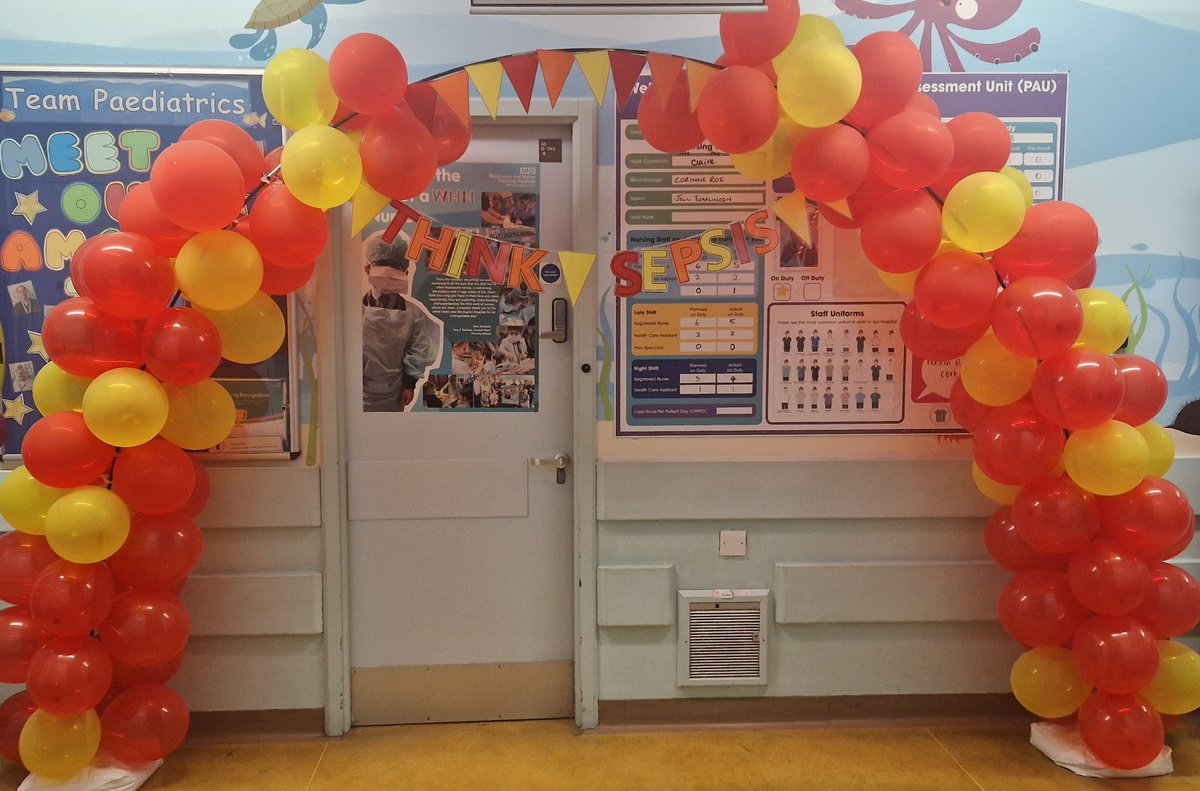 WHHPaediatrics's tweet photo. 🚩 September is SEPSIS Month!! 🚩
Preparations are underway for #worldsepsisday we're planning lots of activities to increase awareness of sepsis &amp; the importance of early identification in children &amp; young people
#sepsis #sepsisday #worldsepsisday2023 #sepsismonth #sepsis6 #NHS https://t.co/1dPaxmQXGu