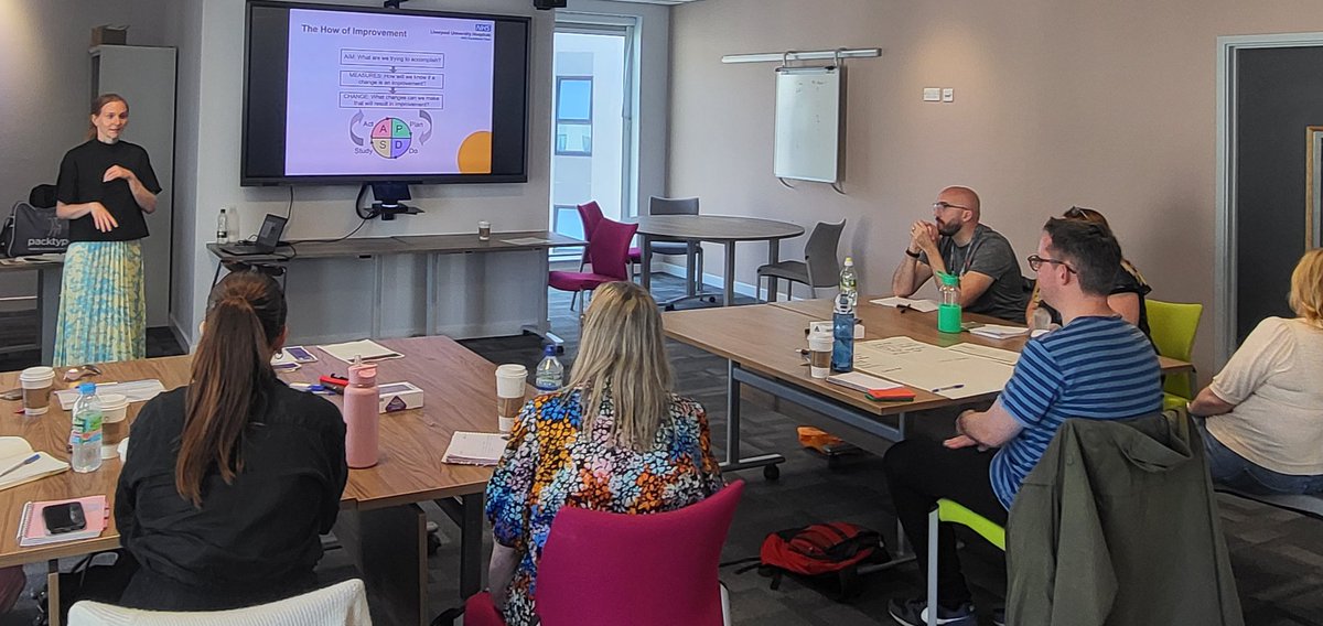 LUHFTlearning's tweet photo. Great work from our cohort of experienced managers today - fully engaging in interactive activities to assist with Leading Quality Improvement Projects #Leadership #Development #LUHFTlearning @LivHospitals https://t.co/DkV5pOO1Gv
