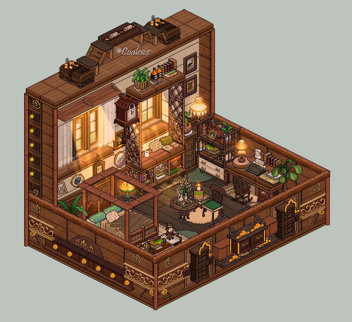 Vintage Suitcase Suite 🚪🛅🪴