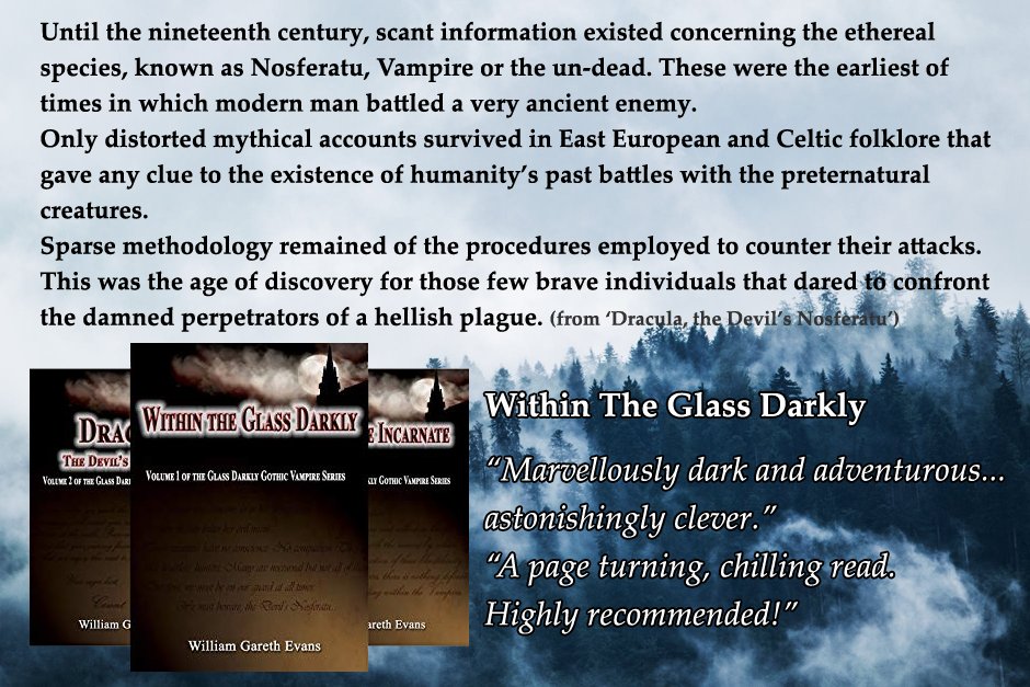 THE GLASS DARKLY NOVELS (3 Books) #Amazon: is.gd/XkH4dN (UK) is.gd/QSLbmw (US) #BookReviews: “Marvelously dark and adventurous... astonishingly clever.” 'A masterful tale of horror' “Another “must read” for vampire lovers” #horror #histfic #thriller #books