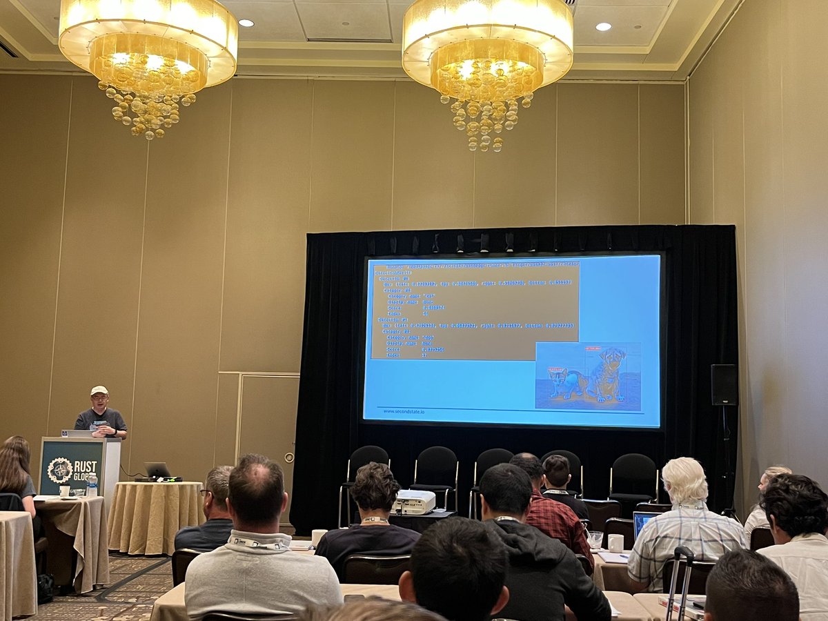 vmwwasm's tweet image. Running pre and post processing with Rust in a Wasm module ⚡️

#WasmCon #RustGlobal