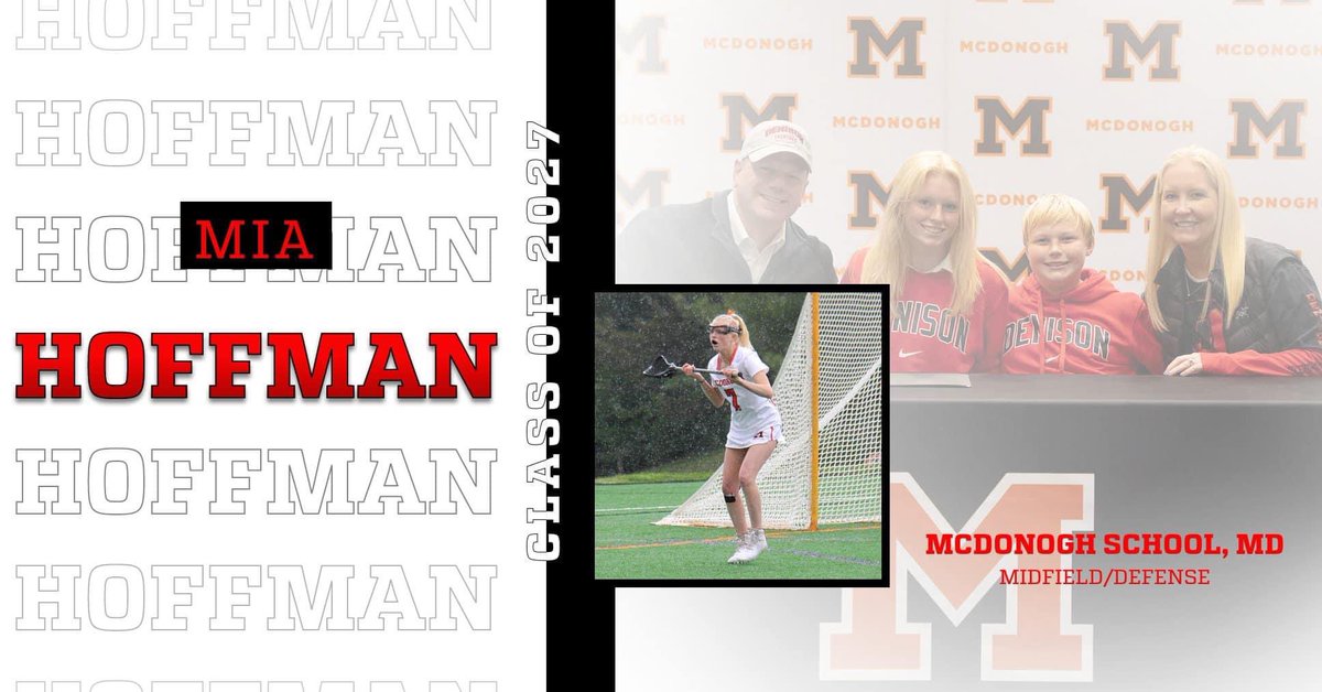 Please join us in welcoming Mia Hoffman to our class of 2027! 
Let’s go Big Red!! ❤️