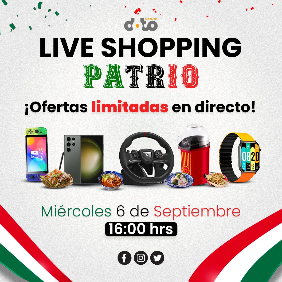 dotomx's tweet image. Live Shopping en el #VtexConnectLatam 2023 🥳

Sobrinos, los vemos al rato en está transmisión en vivo que tendremos con nuestros amigos de Vtex Latam en el que habrán promociones y descuentos exclusivos sólo para éste evento 😍

En punto de las 4 pm, hora centro, comenzará la