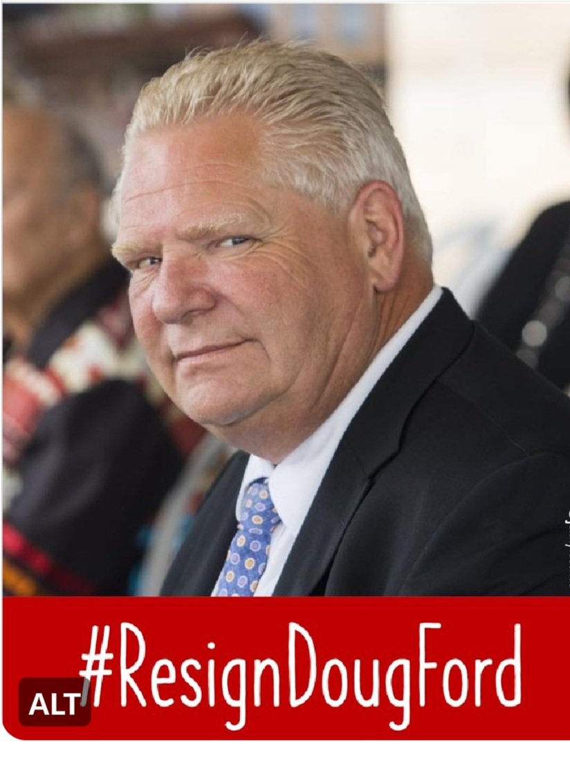 brian_downey1's tweet photo. MESSAGE TO DOUG FORD: You were not elected to dismantle healthcare, education, social services or sell the greenbelt. Your job is to provide Ontario tax payers with the land and services they need. You are supposed to protect Ontario.  #FORDisCORRUPT https://t.co/zIEgmE932M