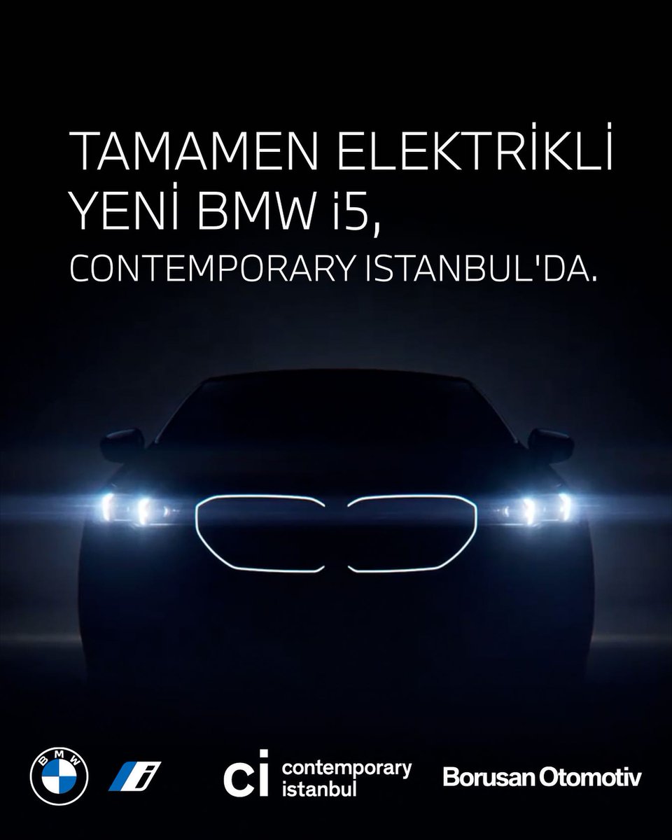 Tamamen elektrikli Yeni BMW i5 ile tanışmaya hazır mısınız?

Yeni BMW i5, ilk defa 27 Eylül - 1 Ekim tarihlerinde gerçekleşecek Contemporary Istanbul’da sanatseverler ile buluşuyor.

Bizi takipte kalın.

#BMWxŞehirdeSanat #ContemporaryIstanbul #CI18th #THEi5