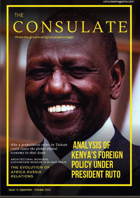 Consulate_MAG's tweet photo. 🌍📚 Explore the fascinating world of Kenya's Foreign Policy in our latest issue! 🇰🇪🌐 Gain insights into diplomatic strategies, global partnerships, and Kenya's role on the international stage. Don't miss out - get your copy today! #KenyaForeignPolicy #Diplomacy #GlobalAnalysis https://t.co/dvTPB7UoHI