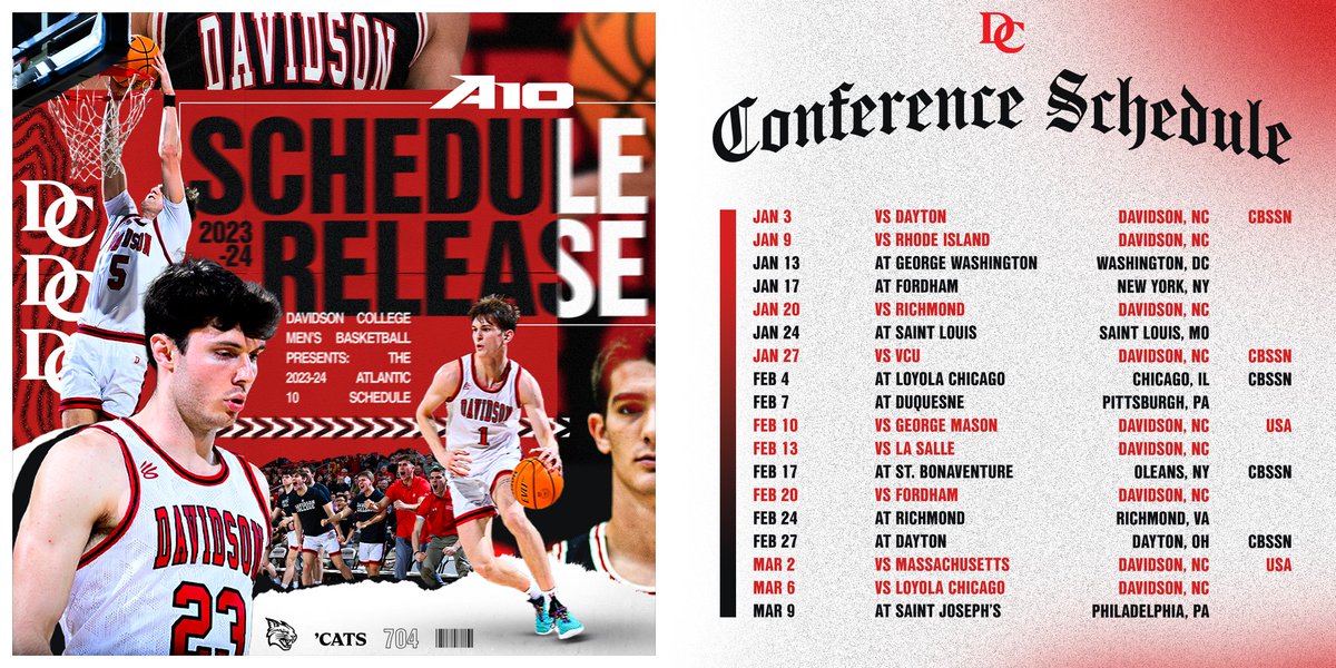 Now we go. The Atlantic 10 Conference schedule is out 𝐍𝐎𝐖. 🔗: bit.ly/3r3E1yM