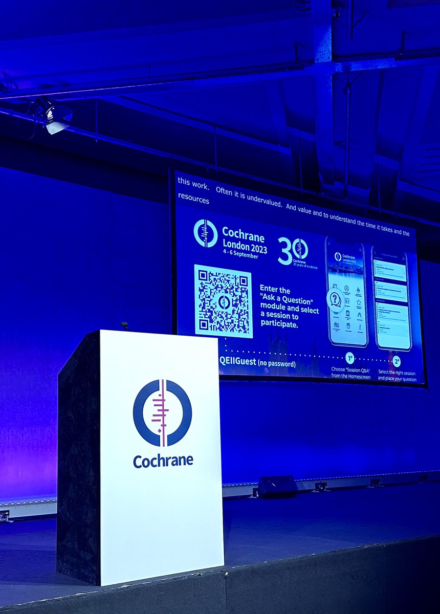 svedinfrida's tweet photo. Grateful for the opportunity to present our research at #CochraneLondon 2023! I spoke about how our #PPI group has positively impacted our research project 👏 https://t.co/wcM3f27cO7