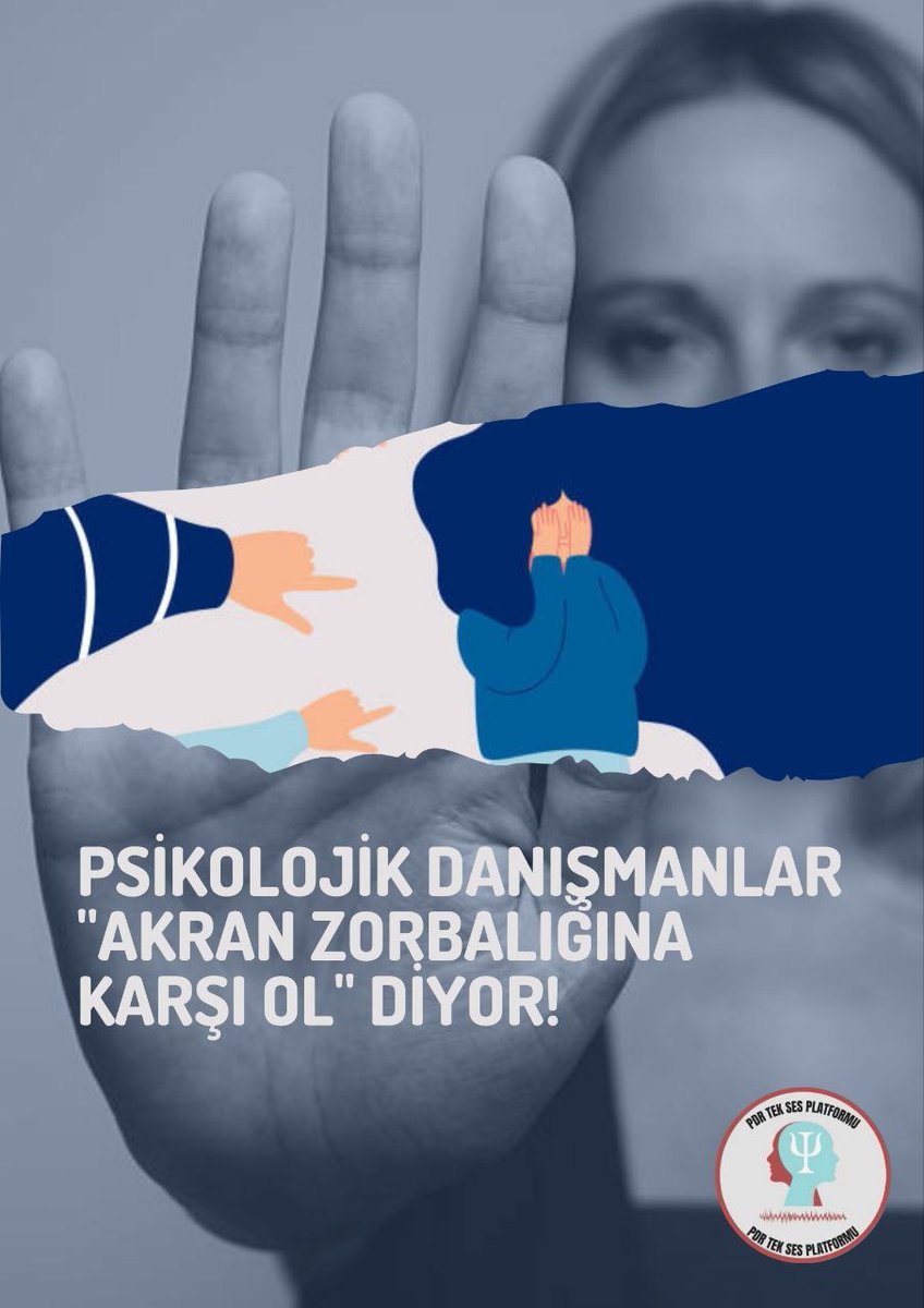 Akran zorbalığı, okul yaşantısı içinde bir öğrencinin/öğrencilerin bir başka öğrenciyi/öğrencileri tekrarlayan aralıklarla olumsuz etkilere maruz bırakması olarak tanımlanmaktadır. Okullarda Psikolojik Danışmanlar akran zorbalığına karşı en önemli güçtür.
#OkulPsikolojikDanışmanı