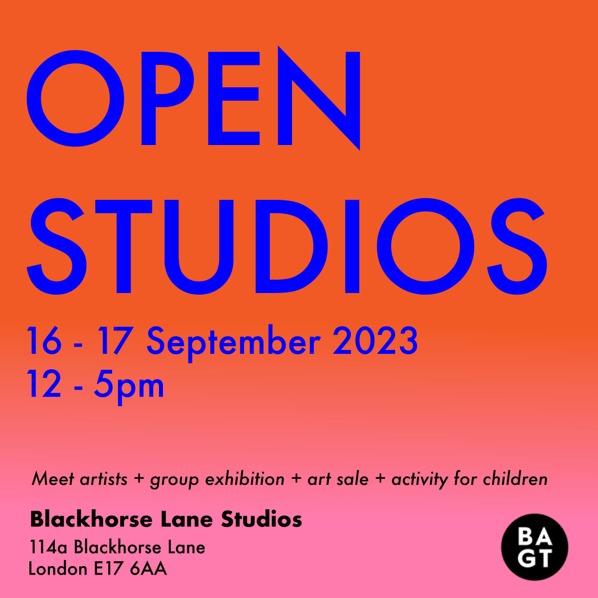 BAGTStudios's tweet photo. BAGT: Blackhorse Lane Open Studios - https://t.co/ixwolYeWjp https://t.co/RU9nG3Q63K