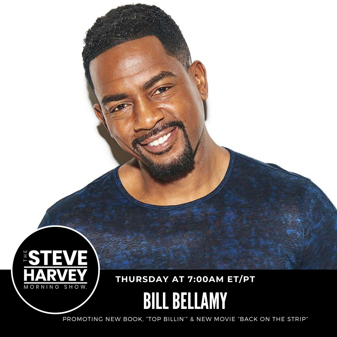 ⏰ Set your alarms! Comedian, @billbellamy joins us TOMORROW at 7 am ET/PT to talk about his new book Top Billin’, his new movie Back on the Strip, and his upcoming tour dates!🤣