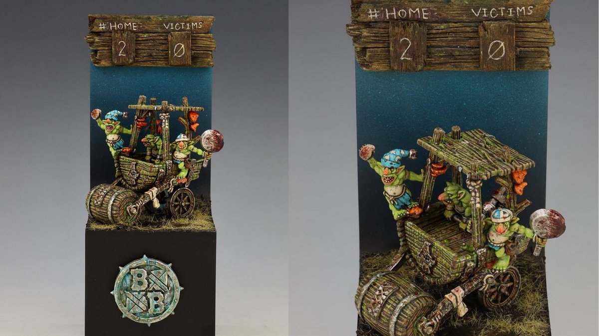 RedgrassGames's tweet photo. NFL's back this Thursday and we're in the game spirit with a twist! 🏈 Dive into the #BloodBowl playoffs with goblins, all painted to perfection by @Bloodasmedium on IG 🎨✨

#NFLKickoff
#footballseasonisback
#bloodbowl
#miniaturepainting
#NFL2023
#redgrassgames
#NFL
#playoffs https://t.co/7oEh5ohIs3