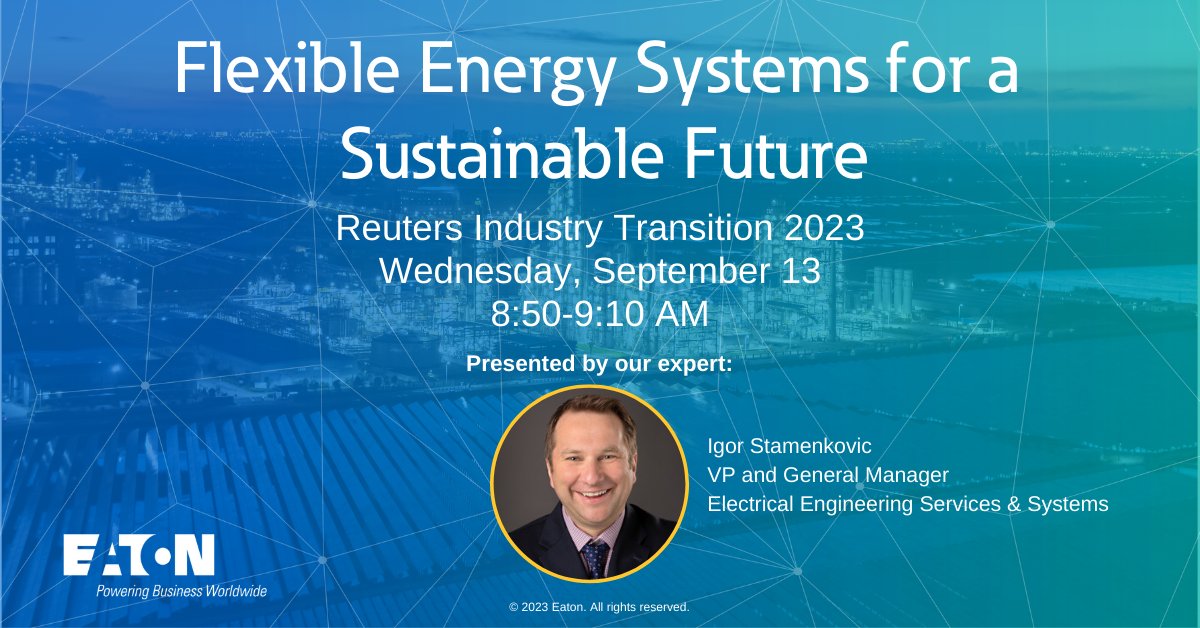 We're excited share how energy systems can work harder to support sustainability and resilience at #IndustryTransition2023 in Pittsburgh next week! Learn more: bit.ly/3PrczEs 
#EnergyTransition #EverythingAsAGrid
