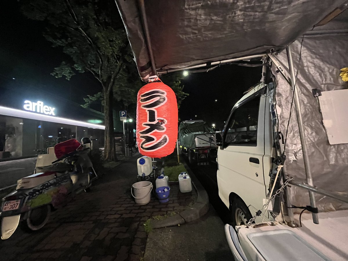 夜食の屋台ラーメン🍜🍜🍜