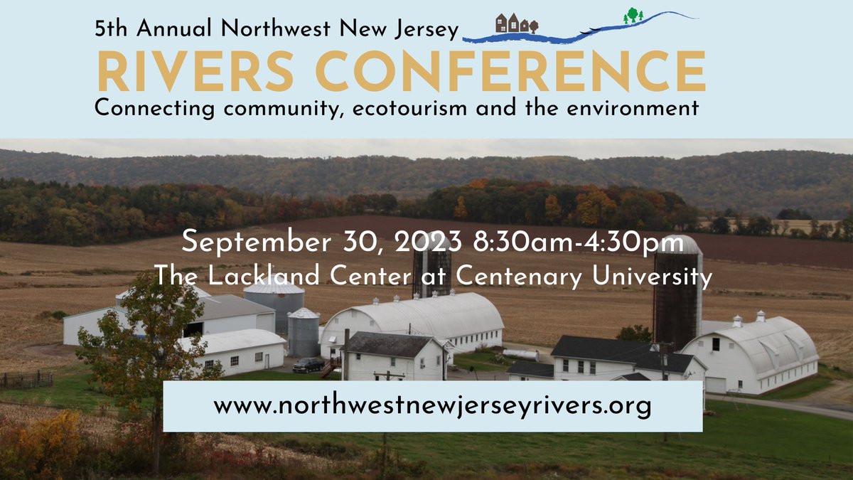 On the 25th anniversary of the Governor’s Report on the New Jersey Outdoors, this year’s #nwnjrivers conference revisits our commitment to preserving and funding stewardship for open space in #NJ. Join us on 9/30 in Hackettstown. More info at northwestnewjerseyrivers.org.