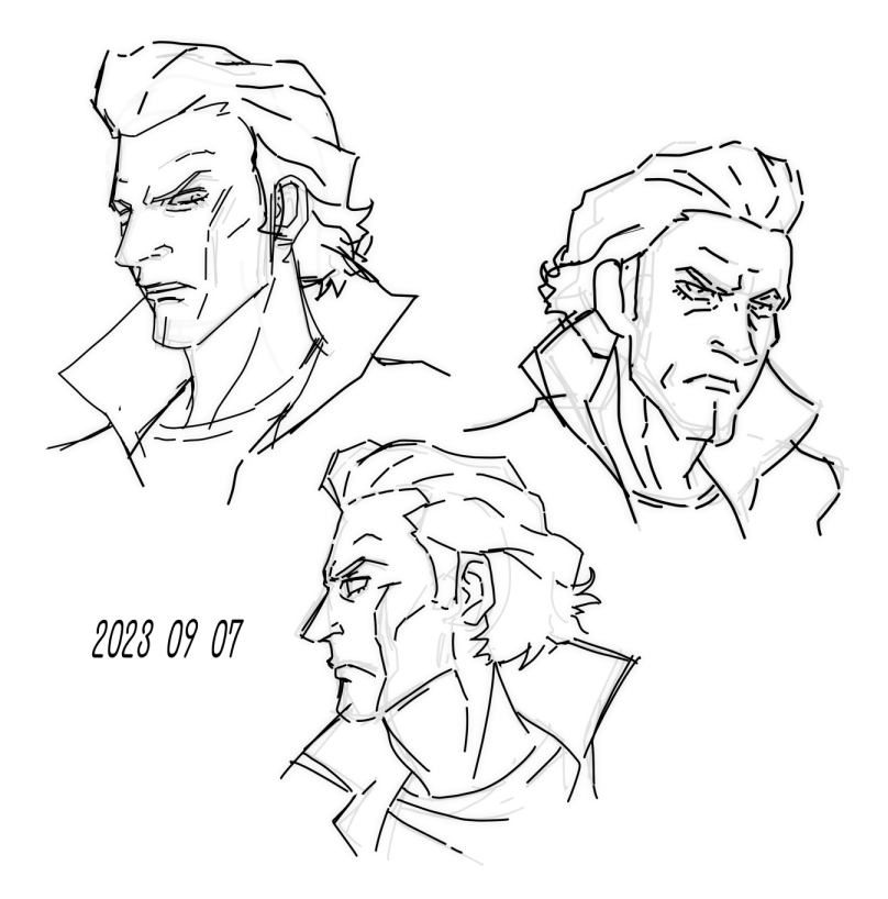 今日はここまでです

原稿すみのラクガキ模写 