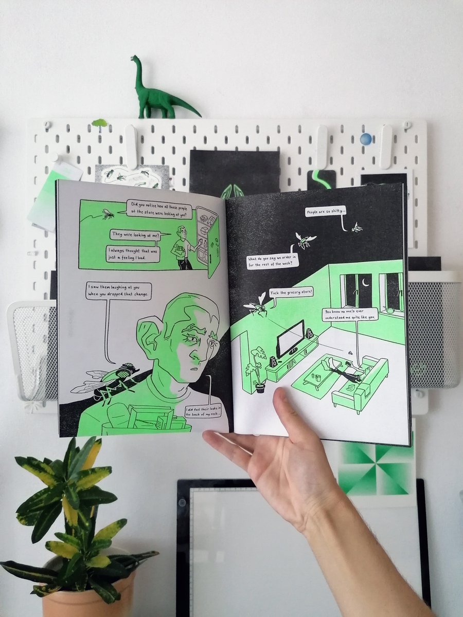 louismfer's tweet photo. psa i will be closing my sh0p on friday! until february next year! so last chance to order a copy of conspiracy for a while!! or get yourself a print or sticker! 🫶🏻
https://t.co/4GvENtRKem https://t.co/1YMmxhLo0Y