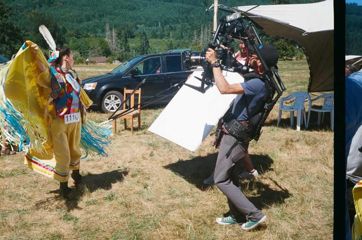 OrcaCoveMedia's tweet image. Wrapping #SweetSummerPowWow. 
Thank you to #CinevicFilmmakers for your collaboration in production - we couldn't have done it without your equipment.

Pictured: Joseph Boutilier, Joshua Odjick, Tatyana Baptiste, Darrell Dennis.

Images by Gavin Andrews, Daniel Taggart-Hodge.