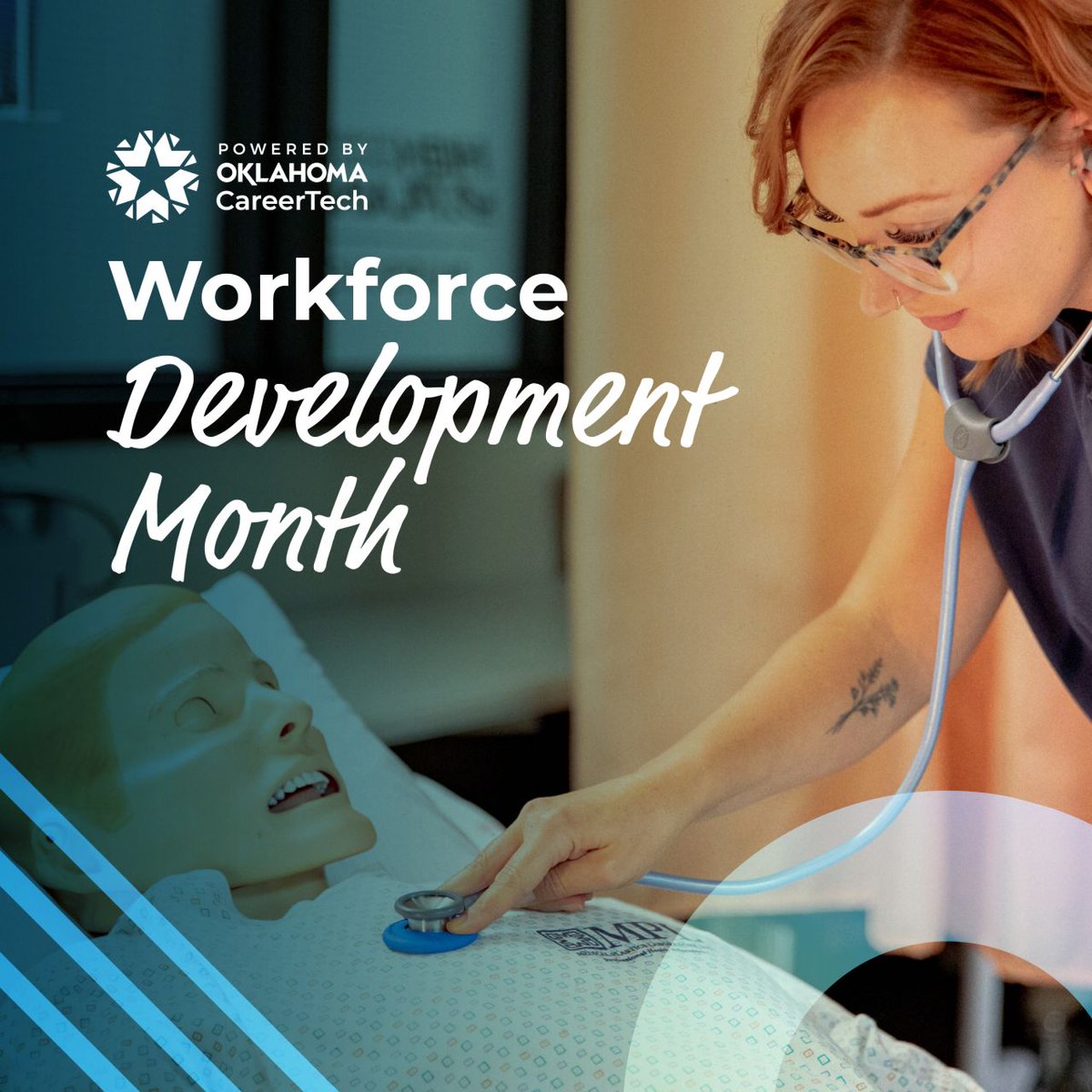 September is Workforce Development Month. #OKCareerTech is proud to develop the workforce through our 446,940 students in FY22. Check out all the great resources Oklahoma Works has here: bit.ly/WorkforceDevel…