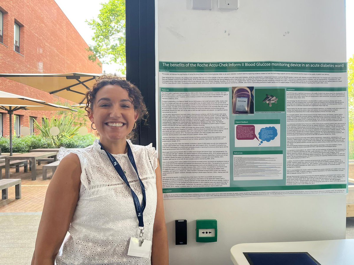 KellyCarter2022's tweet photo. Today one of my newly qualified registered nursing associate was invited to go and showcase her work at Birmingham City University national nursing associate conference. Very proud Charlie congratulations and well done 👏🏻 @uhbtrust @angelaph111ps https://t.co/dken0YdbjH