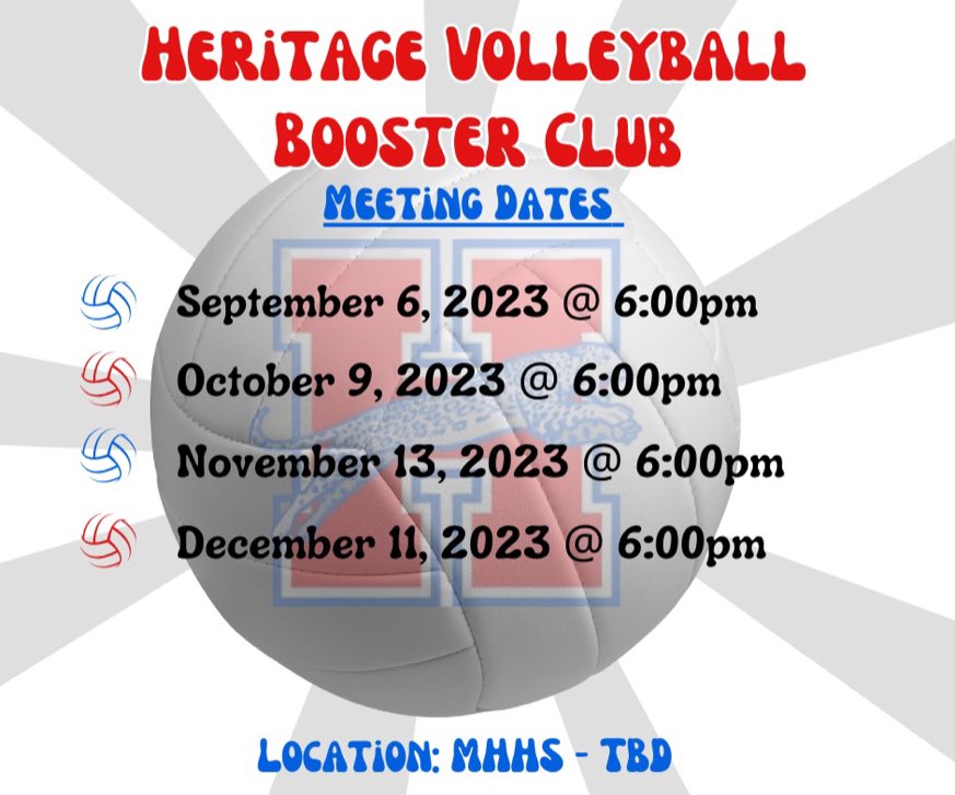 jaguarvball_bc's tweet photo. 🚨🚨🚨🚨ATTENTION 🚨🚨🚨🚨

Our monthly booster meeting is tonight!!
👀 you there!
⏰ 6:00 pm
📍 MHHS JV Gym

#ironsharpensiron #dtdwit
@jaguarvball https://t.co/0YLrJsVFMx