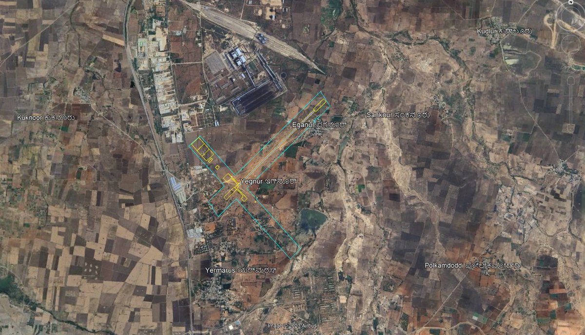 cbdhage's tweet photo. KSIIDC applied for Environmental clearance for Development of Greenfield No-frill Airport at #Yegnur &amp; #Dund Villages, #Raichur Taluka, Raichur District, #Karnataka. https://t.co/590NYcvr27