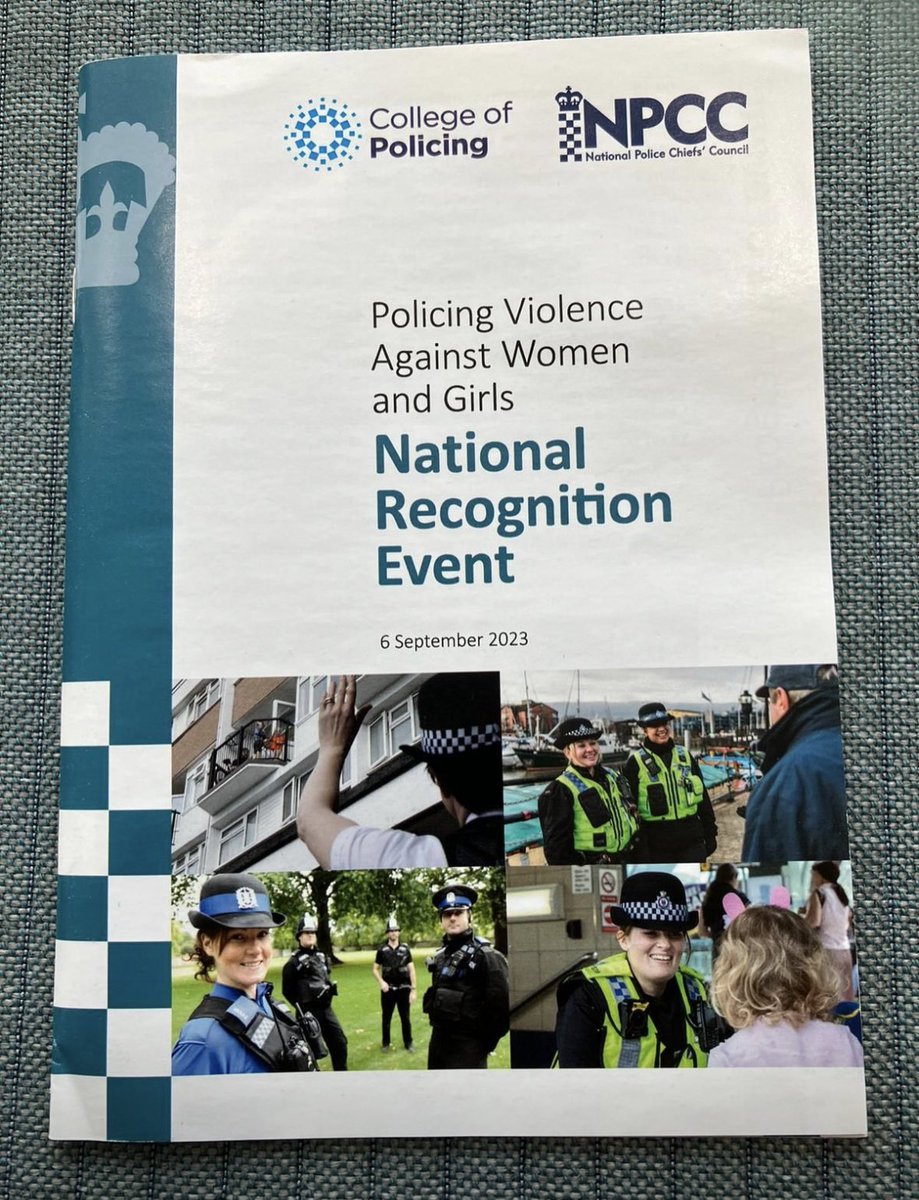 Proud of the <a href="/ThamesVP/">Thames Valley Police</a> team &amp; <a href="/SharonNJGaffka/">Sharon Gaffka 🍉</a> who won the #VAWG ambassador category in the national recognition event today. Our communications team led by <a href="/MichieTweets/">Michelle Campbell</a> won at the regional level too &amp; although I wasn't there I was proud to also be recognised for my leadership.