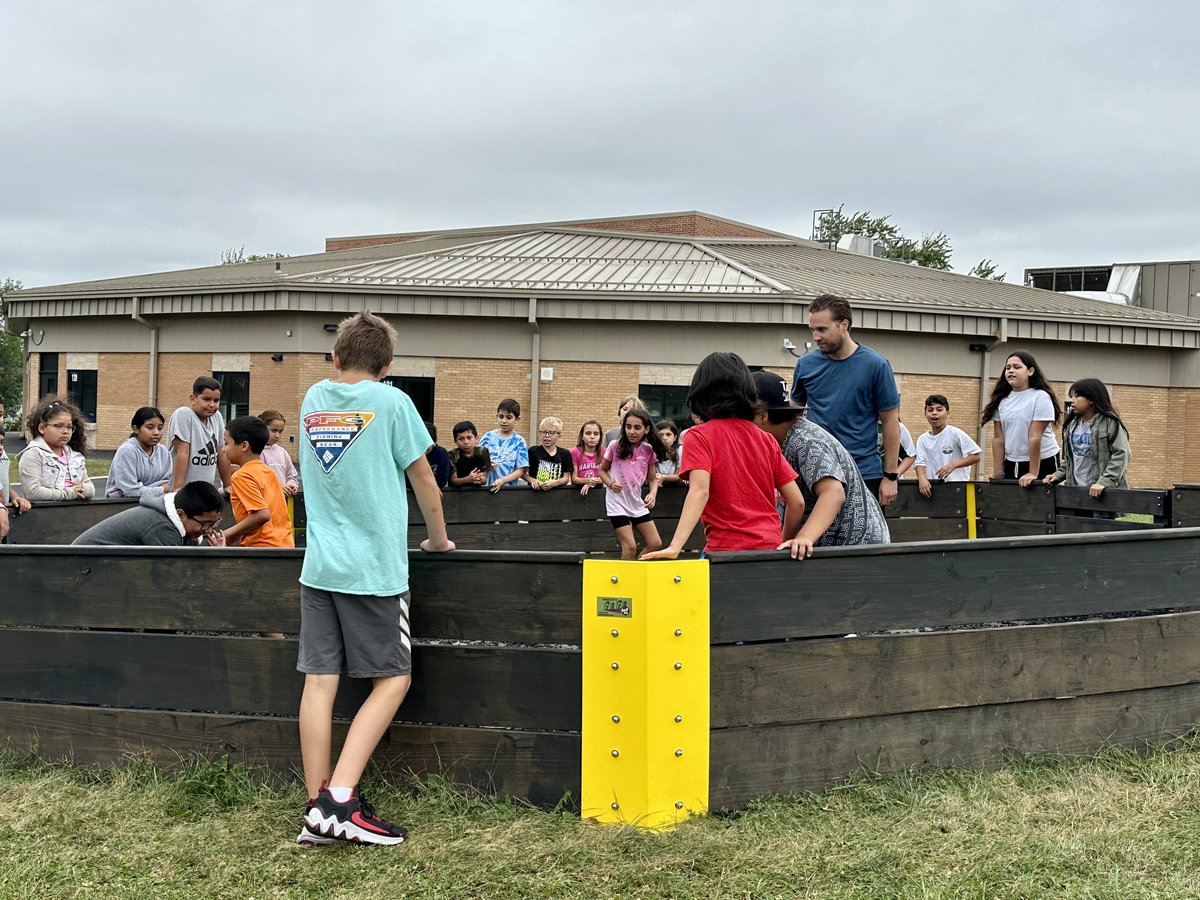 The Gaga Ball Pit is in full swing at Byrd!