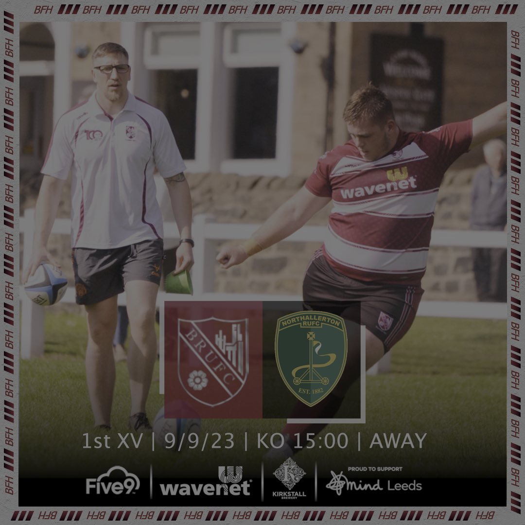 WE CANT WAIT FOR THIS!🏉

This Saturday we’re travelling to Northallerton RUFC as we look to continue our strong start to the 2023-24 season!