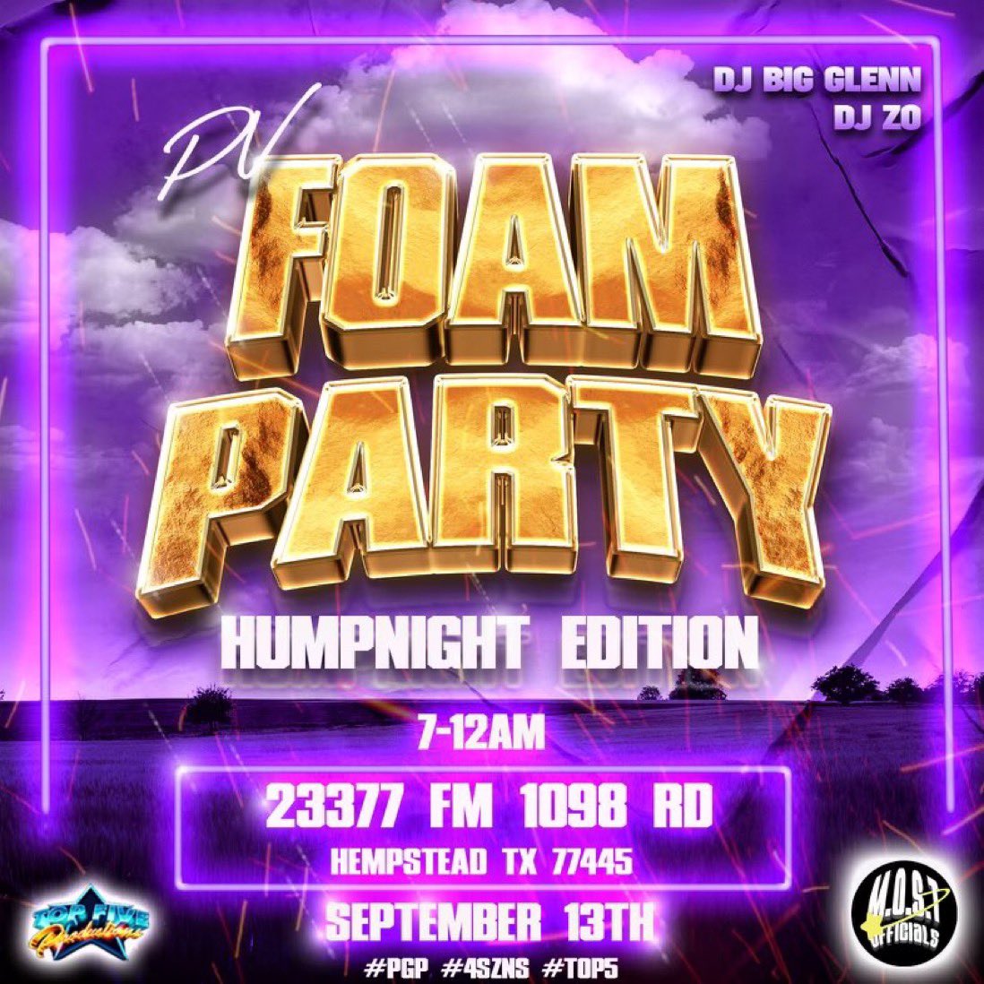 Streets been asking… M.O.S.T. IS BACK AT PV⭐️ SEPTEMBER 13TH ITS UP‼️ THE OFFICIAL PV FOAM PARTY HUMPNIGHT IS HERE!  #PVFoamPartyHumpnight
#Mostofficials