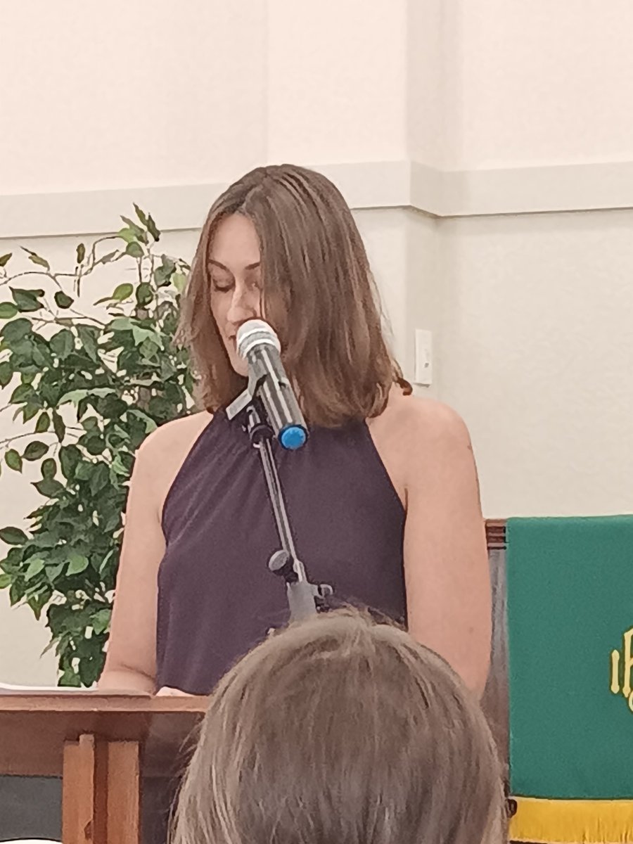 Michael41804369's tweet image. Jessie Huisken sharing Phinley&apos;s story to #RBCS Leadership Trek. Giving glory to God and blessing others out of grief and suffering. That&apos;s the Gospel!!