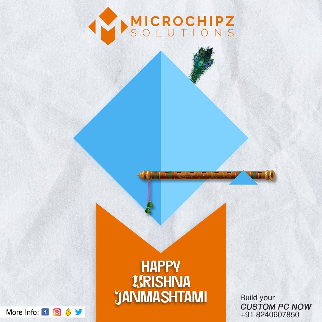 MicrochipzSol1's tweet photo. Subh Janmashtami 🙏

#Janmashtami2023 #janmastami https://t.co/gmR75YXwT2