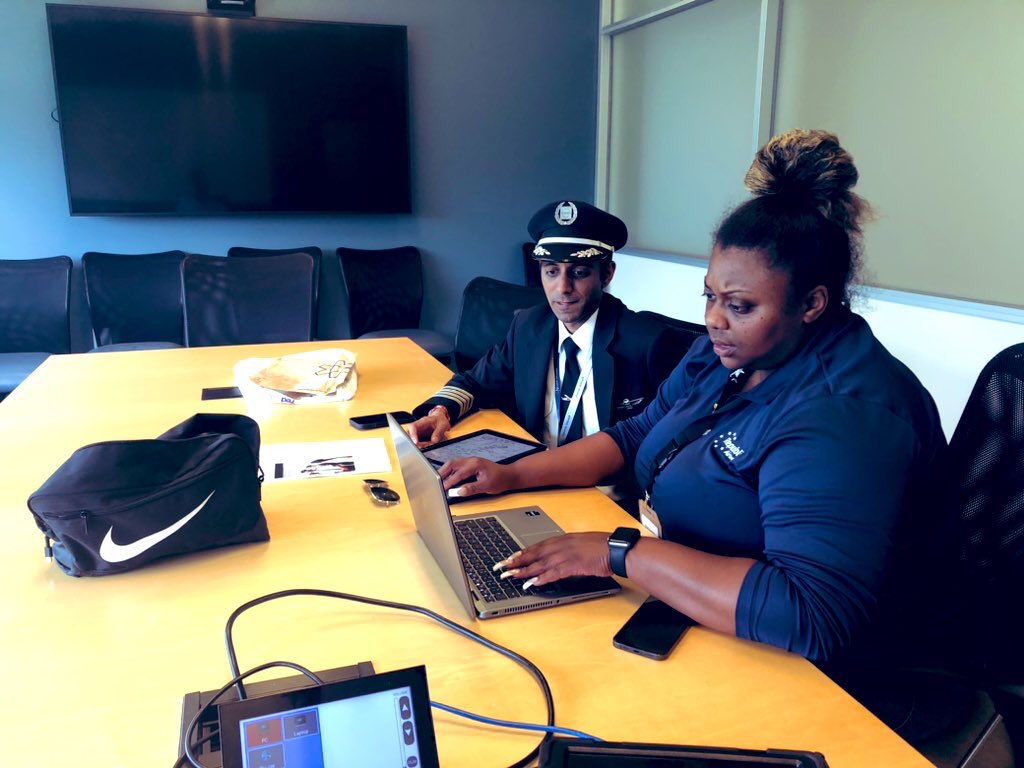 kultyrawat's tweet photo. We are excited to have Ms. Simone Williams and Capt. Jay Shah from Republic Airways to interview our students. Interviews start in 10min…. your pathway to a flourishing career with one of the largest regional airlines in the US starts right here @ECSU #ecsu #vikingsfly #rjet https://t.co/5oXFHPQseT
